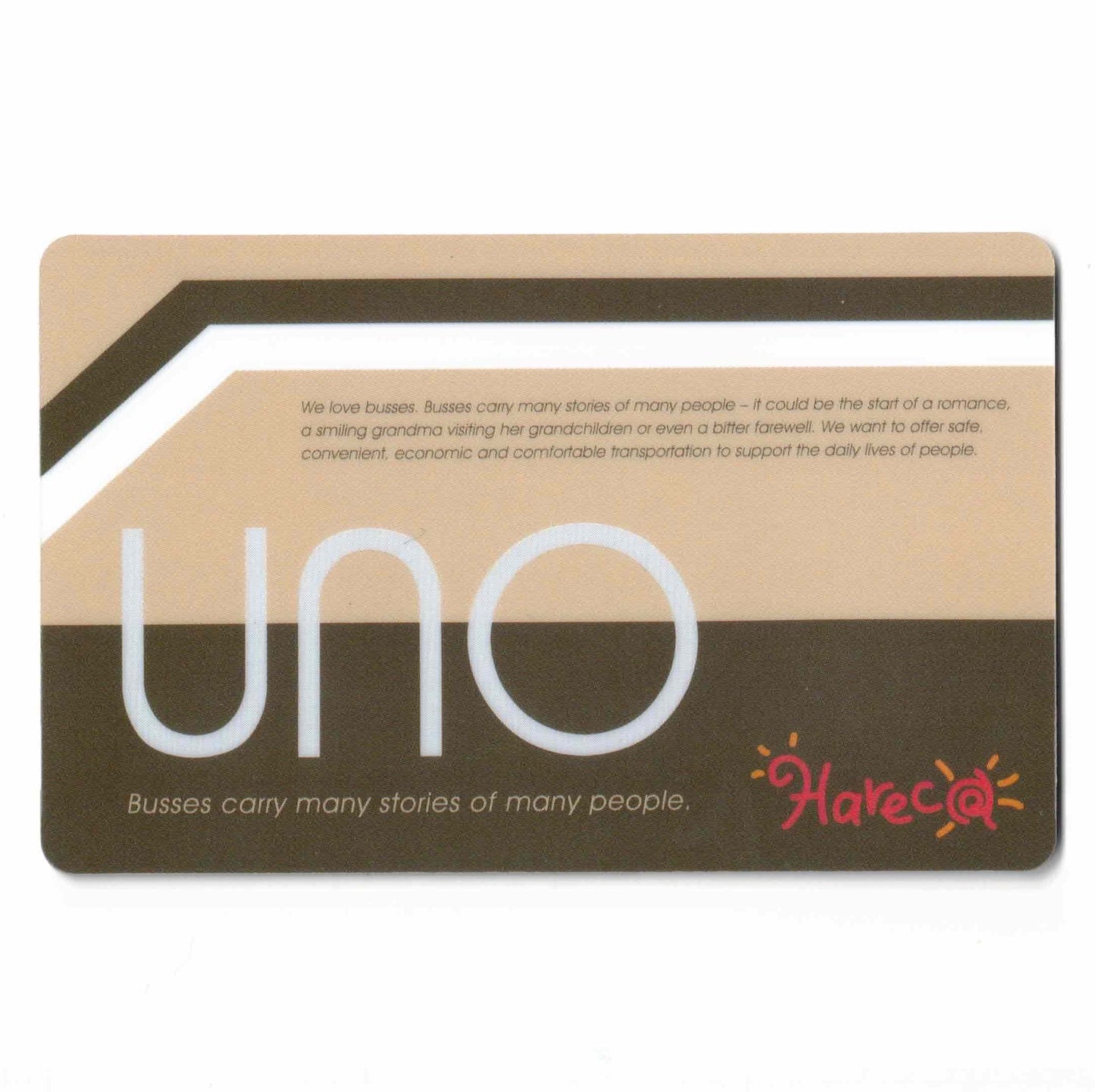 Uno Bus Hareca Okayama Prefecture Local Card