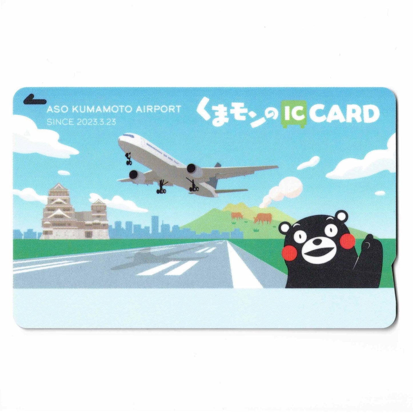 Kumamoto Airport Kumamon IC Card Kumamoto Prefecture Local Card
