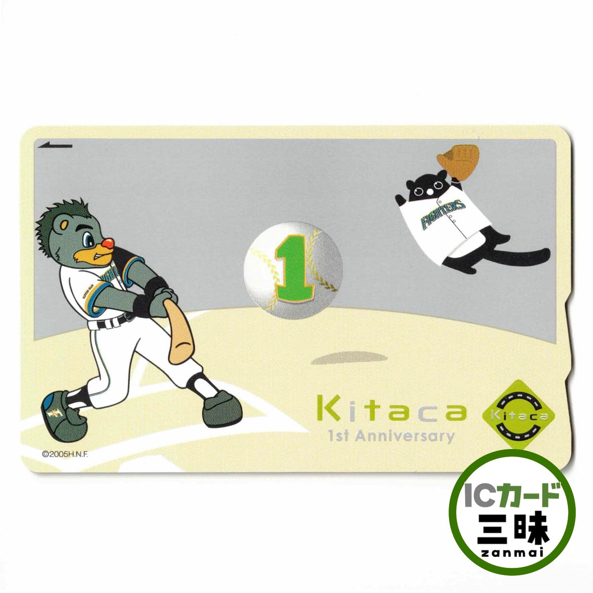 使用可能 日本ハムファイターズKitaca（キタカ）2009年優勝 1周年記念Kitaca