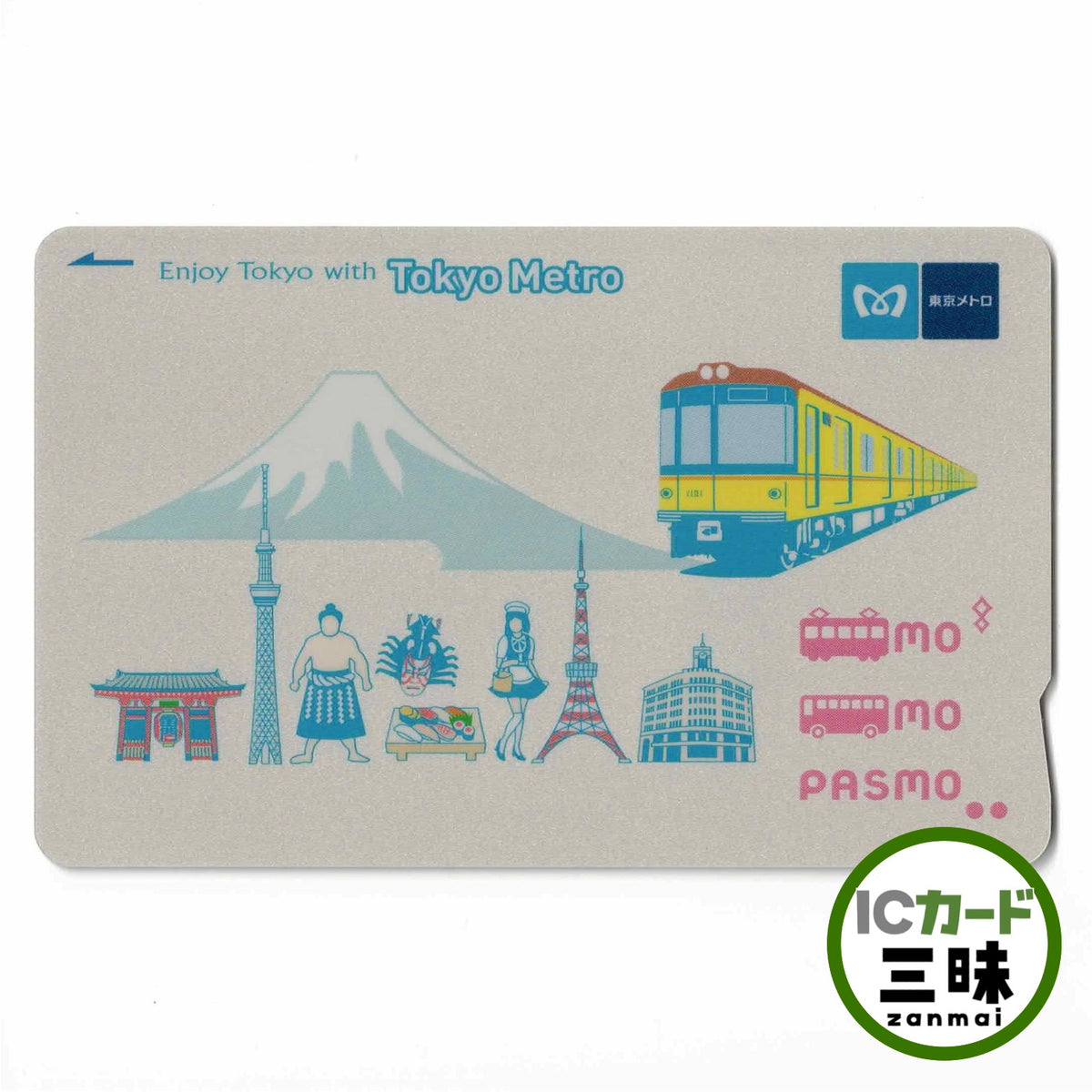 Available Tokyo Metro PASMO (Pasmo) Mt. Fuji Kaminarimon Skytree Tokyo Tower Sumo wrestlers